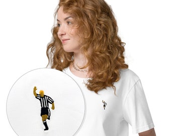 Alan Shearer Celebration-T-shirt dames: Elegance of a Newcastle Legend