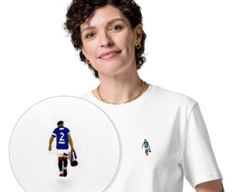 Camiseta de la victoria de los Rangers 2021 de James Tavernier para mujer: el emblema del triunfo