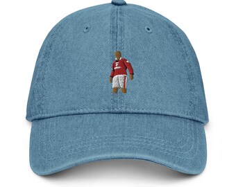 Man Utd Legend Eric Cantona Denim Hat