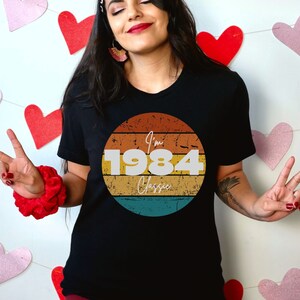 I&#39;m 1984 Classic Unisex Short-Sleeve T-Shirt, Birthday 1984 Shirt, Classic 40th Birthday Gift, Retro Vintage 1984 T shirt, 40th Birthday Tee
