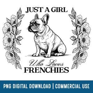 フレンチブルドッグが大好きな女の子 PNG、フレンチブルドッグ ソーシャル クラブ PNG、フレンチブルドッグ PNG、昇華用デジタル ダウンロード