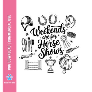 Hästklotter PNG: Hästtävlings-tröja för ridning (digital nedladdning, 3 färger)