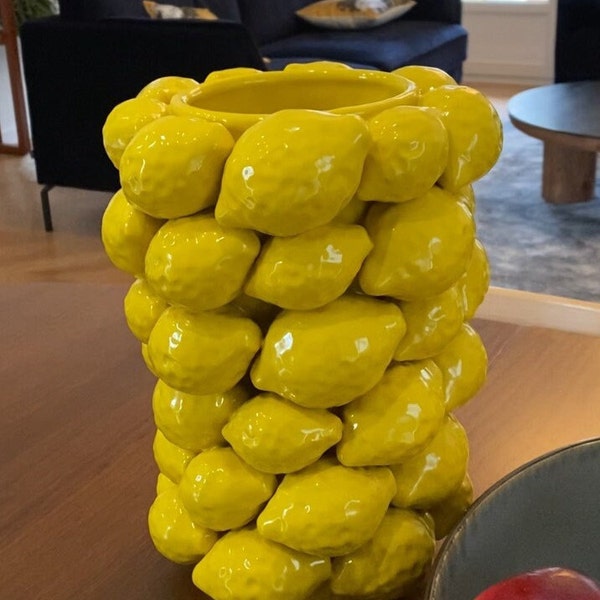 Vase en céramique - LEMONS - POP