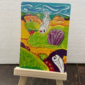 Tynamo Hand-painted Pokemon card