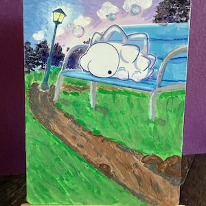 Carta de Pokémon pintada à mão Snom