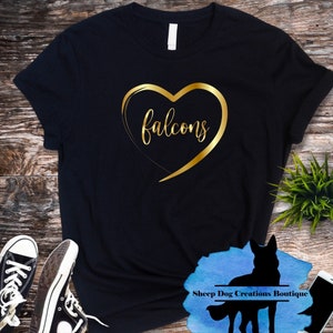 Gold Falken Maskottchen Herz png nur digitaler Download