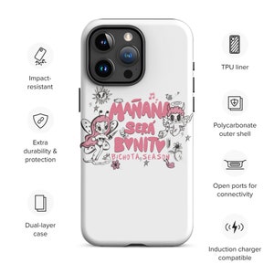 Estuche Resistente para iPhone® Mañana Será Bonito, Estuche Temporada Bichota, Karol G
