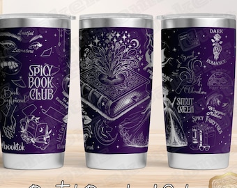 Book SMUT 20oz Full Wrap Tumbler SVG File