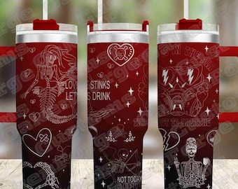 Anti-Valentines 40oz Full Wrap Tumbler SVG File