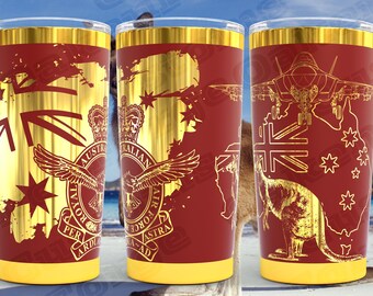 Royal Australian Air Force 20oz Tumbler wrap SVG file
