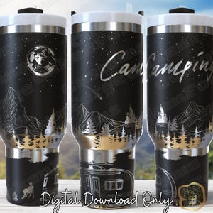 Archivo SVG de vaso de camping de 40 oz