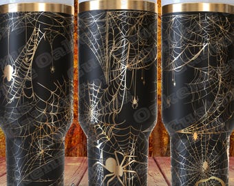 Spider 40oz Full Wrap Tumbler SVG File