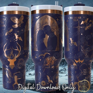 Troon van glas 40oz full-wrap Tumbler SVG-bestand