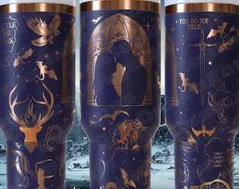 Throne of Glass 40oz Full Wrap Tumbler SVG File