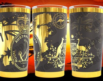 Royal Australian Navy 20oz Tumbler wrap SVG file