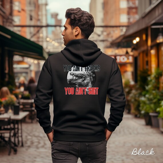 YATYAS Red & Black Gator Full Zip Hoodie - Unisex Heavy Blend