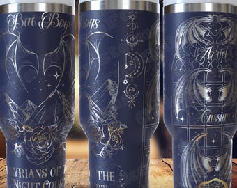 Bat Boys Night Court 40oz Tumbler wrap SVG file