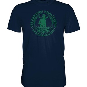 PREMIUM SHIRT UNISEX • EB BRAUEREI SANGERHAUSEN - MAMMUT BRÄU monochrom