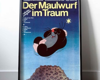 Historical GDR poster (A4 | A3 | A2 | A1) • THE MOLE IN A DREAM - movie poster