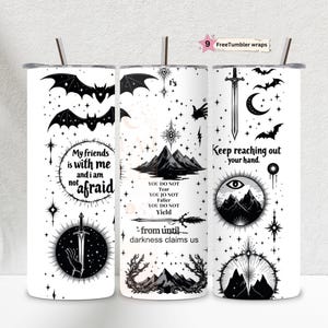 MaasVerse - Curse Free -Tumbler Wrap SVG 40oz handle Digital File