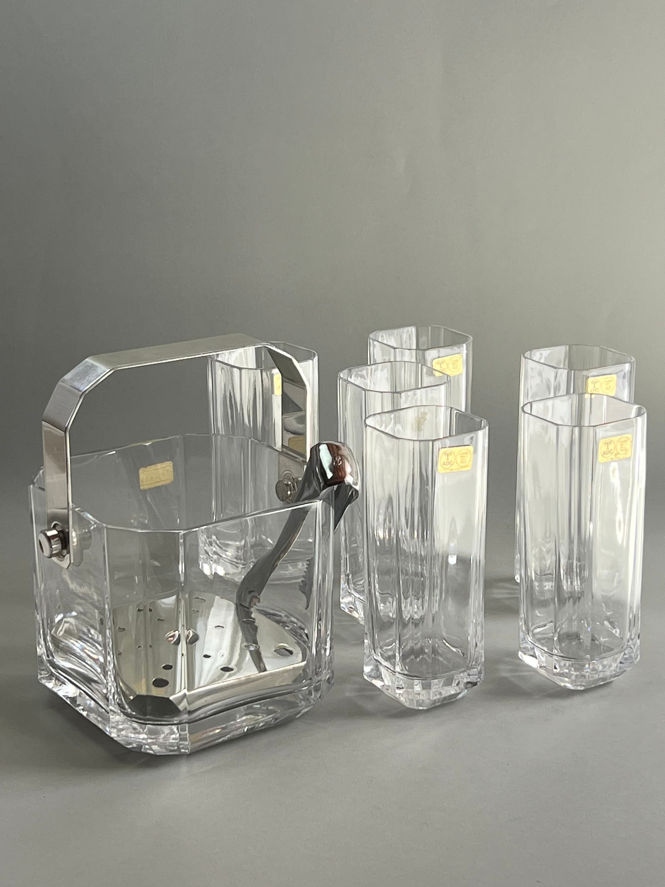 Arnolfo di Cambio glass グラス ２個セット 新品 Arnolfo di Cambio - Set of 2 Smoke Double Old Fashion Glasses