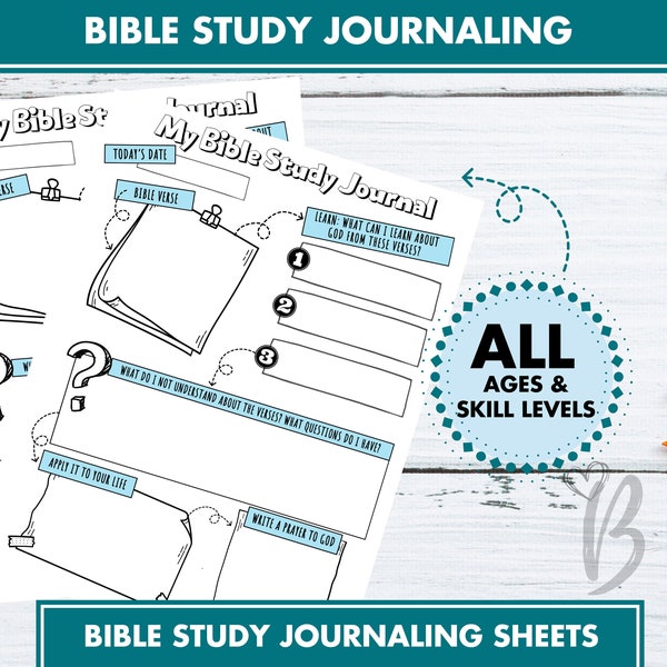 Beginners Bible Study, Kids Bible Study Worksheet, Christian faith Journal, Digital Women Faith Journal, Creative Study, Home School Pages