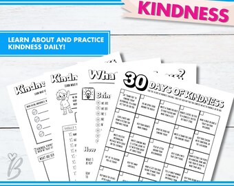 Kindness Challenge: 30 Days of Activities for Kids (PDF)