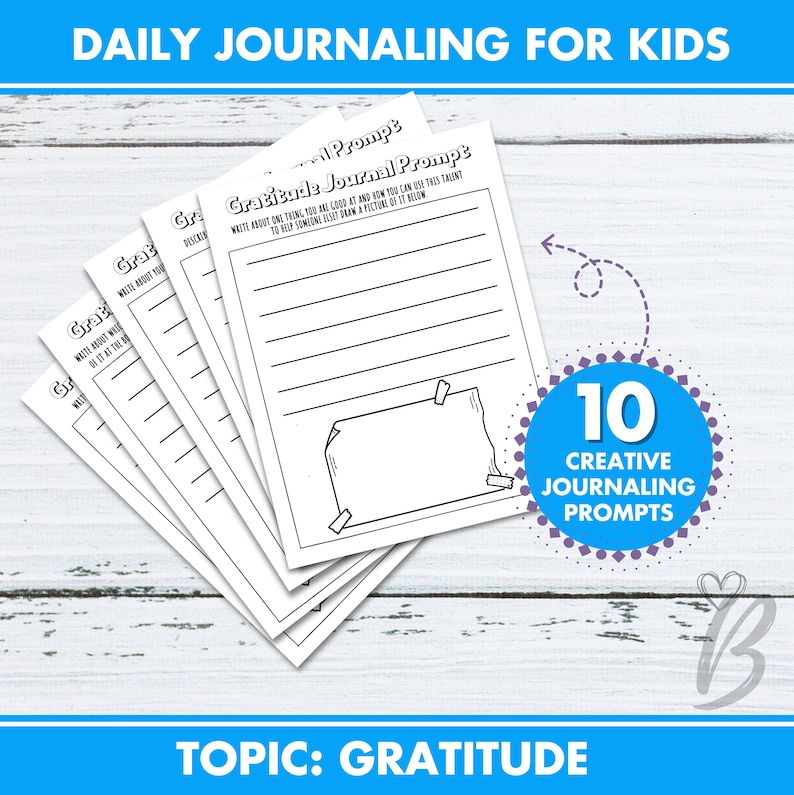 10 easy to follow and fun to explore gratitude journal prompts.