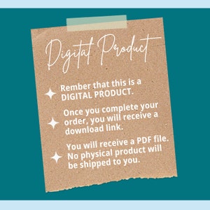 This is a digital product. No physical product will be sent to you. You will receive a link after checkout that you can download your files.