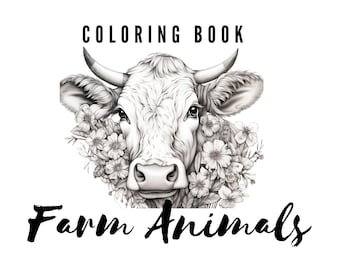 Målarbok för bondgårdsdjur | Målarbok för bondgårdsdjur