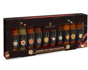 Hot Sauce Gift Set | Premium Spice Collection | Flavourful Gourmet Chilli Sauces for BBQ, Wings BBQ Sauces & Seasonings