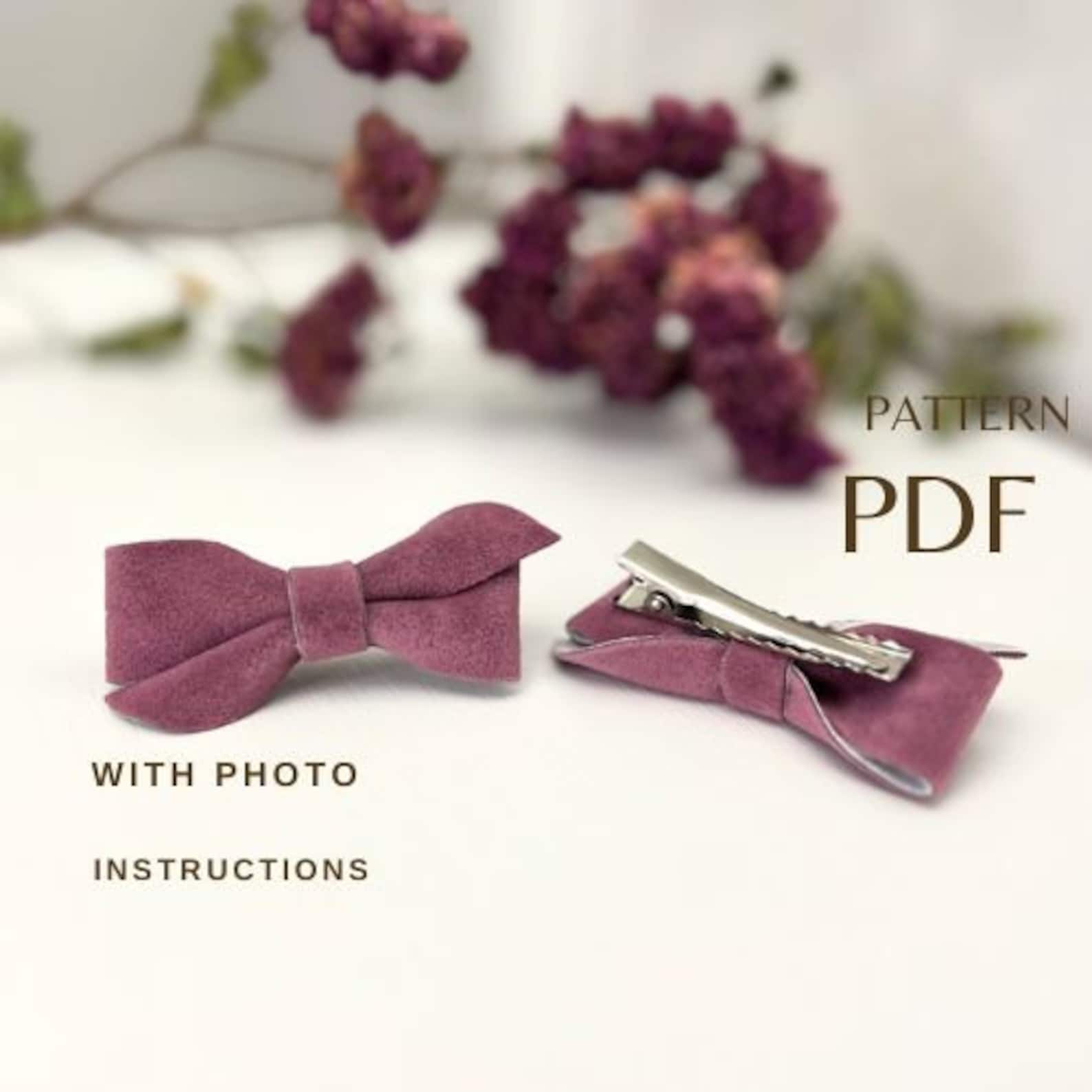 Hair Bow Pattern | PDF Bow Pattern | Pattern and Photo Instructions ...