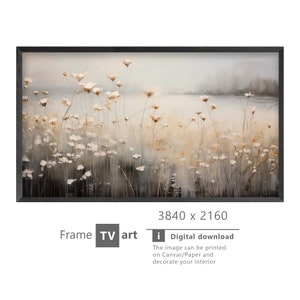 Samsung Frame TV Art, Flowers watercolor, modern art, digital art, Digital Download for Samsung Frame, Digital Download, Frame TV Art,