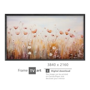 Samsung Frame TV Art, Flowers, modern art, digital art, Digital Download for Samsung Frame, Digital Download, Frame TV Art,