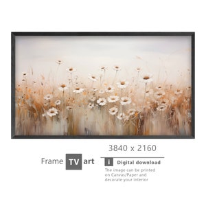 Samsung Frame TV Art, Flowers watercolor, modern art, digital art, Digital Download for Samsung Frame, Digital Download, Frame TV Art,