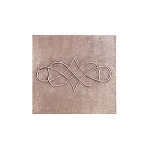 Eternal Hammered Copper Tile, Handcrafted Copper Knot & Kitchen Tile, Copper Decorative Panel, Metal Wall Decorative Accents