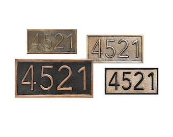 House Number Signs & House Door Number Plaques, Address Sign for House, House Address Plaque, Front Door Plaque