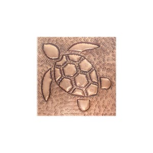 Murale in piastrelle di rame, regalo in rame martellato, opera d&#39;arte in rame per la cucina, piastrelle per la cucina, pannelli metallici, arte murale in rame, accenti decorativi da parete