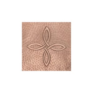 Copper Infinity Celtic Knot Tile & Hammered Copper Panels, Copper Kitchen Backsplash, Copper Metal Panels, Copper Wall Decorative Accents
