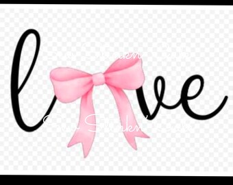 Love Valentine Coquette png, Love sublimation, Valentines png, Coquette bow Valentine Day Png, Valentine png designs, Valentine love png