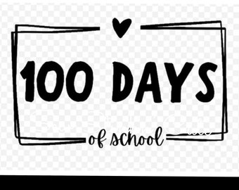 100 dias de escola PNG, 100 dias de camisa png, escola png, feliz 100 dias de escola png, design de camisa de comemoração de 100 dias, presente do professor