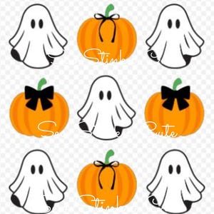 Coquette Halloween Png, Boo Halloween png, Cute Ghost Png, Spooky Season Png, Fall Pumpkin Png, Halloween Mama Png, Girly Coquette Bow