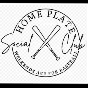 Club social de béisbol Home Plate png, Mamá de béisbol Svg, Mamá de béisbol png, Familia de béisbol, Temporada de béisbol, Los fines de semana son para el béisbol