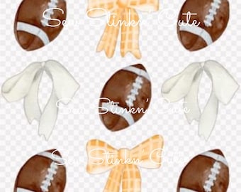Tennessee Coquette, Tennessee Football png, Día del juego, Fútbol png, Fútbol de otoño, Temporada de fútbol png, Vols png, Lazo naranja y blanco png
