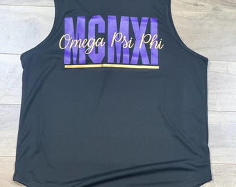 Omega Psi Phi Hooded Workout Tank