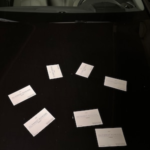 YOU PARK SHIT, shit parked, annoy illegal parking, reminder, opinion booster in business card format image 6