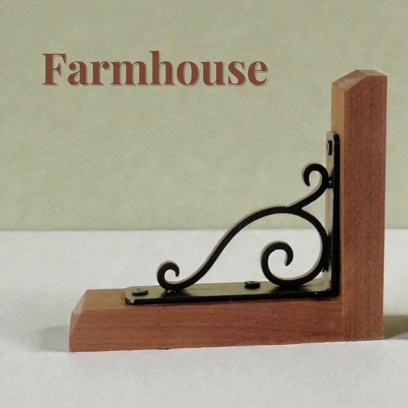 Rustic Library Decor Vintage Inspired Victorian Style Metal Bookend Desk Organization Home Accent Elegant Display Book Holder Office Set Farmhouse