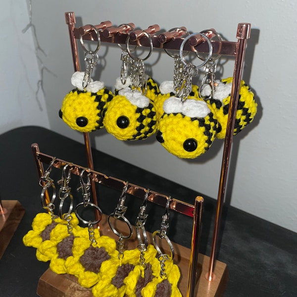 Mini Bee Keychain