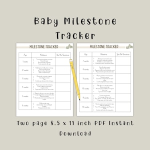 Neutrale babymijlpaaltracker, mijlpaalchecklist, babychecklist, babymijlpaalchecklist, mijlpaalontwikkeling, babyontwikkelingslijst