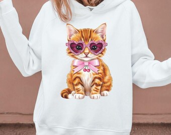 Orange white cat valentine png,orange tabby lover,ginger tabby gift,orange tabby shirt,orange tabby valentine,coquette cat,valentine shirt